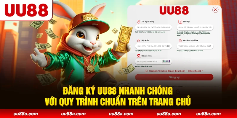 Đăng ký UU88 nhanh chóng với quy trình chuẩn trên trang chủ